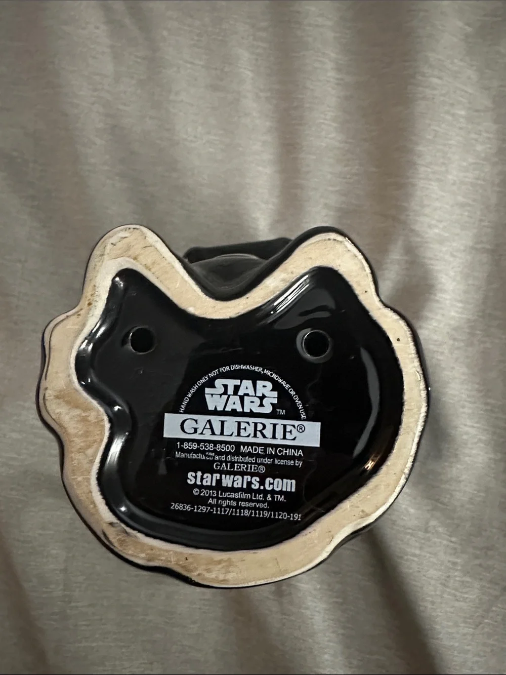 Star Wars Darth Vader Black Ceramic Goblet Mug